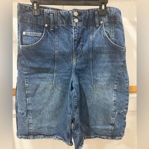 We The Free Indigo Denim Shorts JORTS